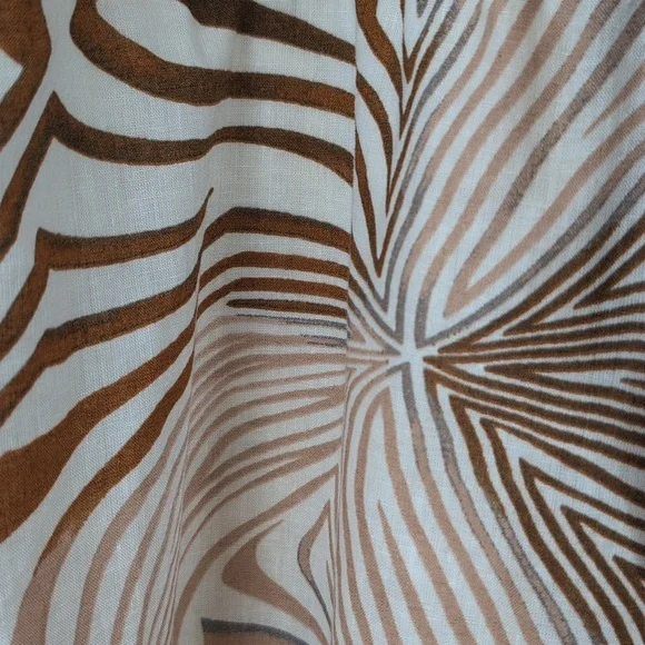 Elegant Reiss Rosie Animal Print Midi Dress NWT Size 14 Midi